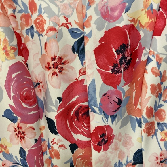 Sandra Darren Floral Dress - Pink and Red - Picture 5 of 5